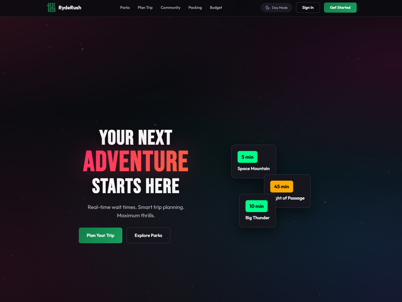 RydeRush Next - Modern SaaS Rewrite